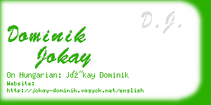 dominik jokay business card